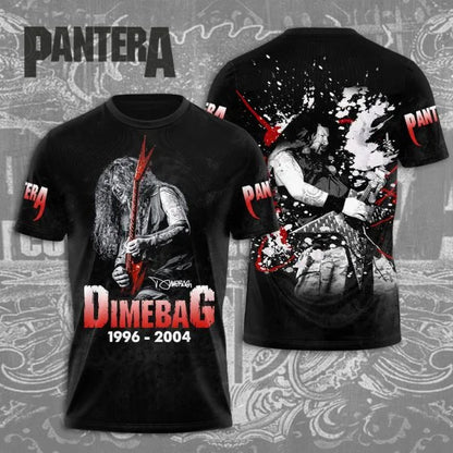 Popular Heavy Metal Rock Band Pantera 3D Print Men Women T-shirt O-neck Short Sleeve Hip Hop Top Casual Streetwear Kids Tees