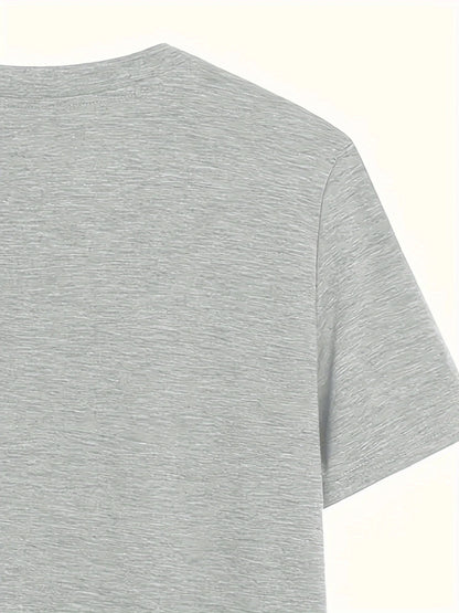 2024 New Men's T-shirt Checked Printed Oversized Loose Men's Top Holiday Casual Clothing Running Short-sleeved T-shirts