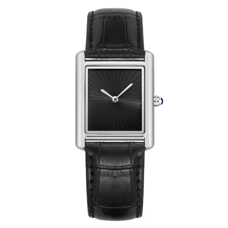 New Elegant Watches for Women and Men Fashion Leather Strap Waterproof Quartz Wristwatches Couple's Watches Gifts Drop Shipping