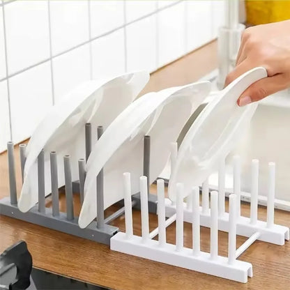 Kitchen Storage Rack Pot Cover Rack Stainless Steel Creative Bowl and Dish Storage Rack Kitchen Accessories