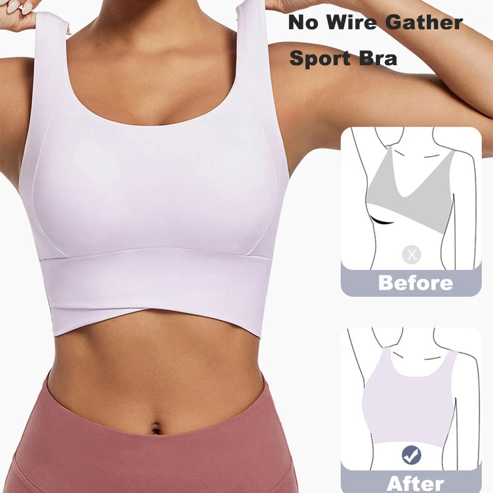 High Impact Racerback Padded Sports Bra
