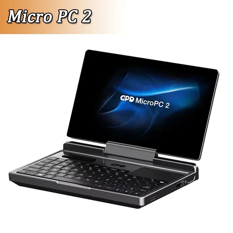 GPD Micro PC 2 Handheld Mini Laptop 7 Inch Touch Screen 16GB RAM 512GB SSD N300 CPU Win11 Palm-sized Portable Mini Notebook
