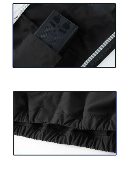Summer Cooling Jacket Men Hooded Fan Jacket Heat Resistant Fan Air Conditioner Clothes Breathable Outdoor Fishing Fan Workwear