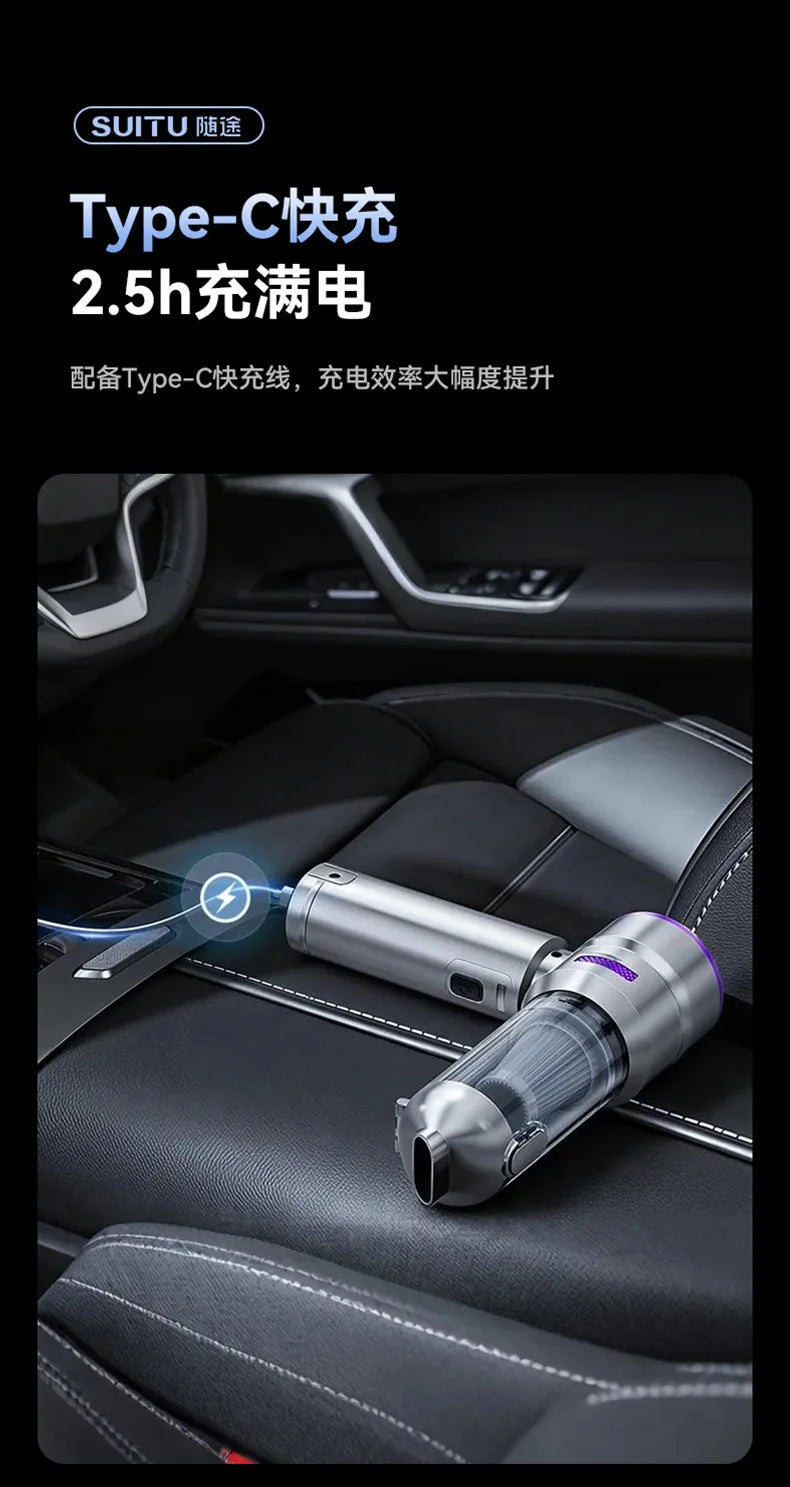 Vacuum Cleaner High Power Portable Handheld Wireless Brushless Motor Clean Machine Powerful Dust Blower Inflator Vacuum Cleaner