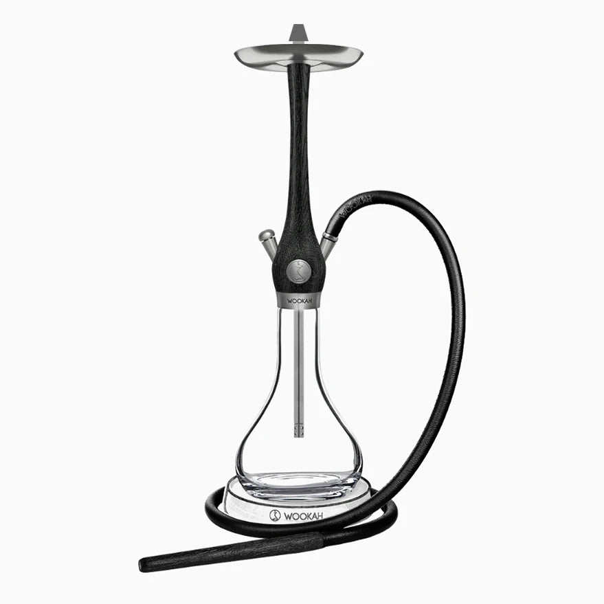 Wookah Hookah Shisha Set High Quality Wooden Large Hookah with Glass Bottle Single Pipe