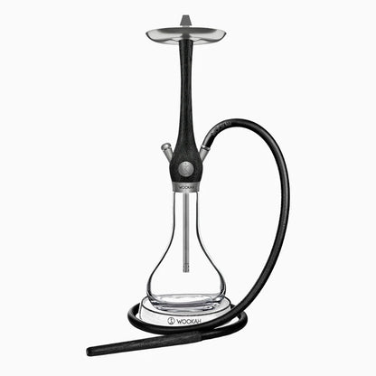 Wookah Hookah Shisha Set High Quality Wooden Large Hookah with Glass Bottle Single Pipe