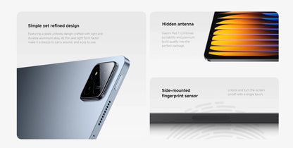 Global Version Xiaomi Pad 7 11.2‘’ 3.2K 144Hz Display 8850mAh Big Battery 13MP Real Camera Tablet PC Snapdragon 7+ Gen 3