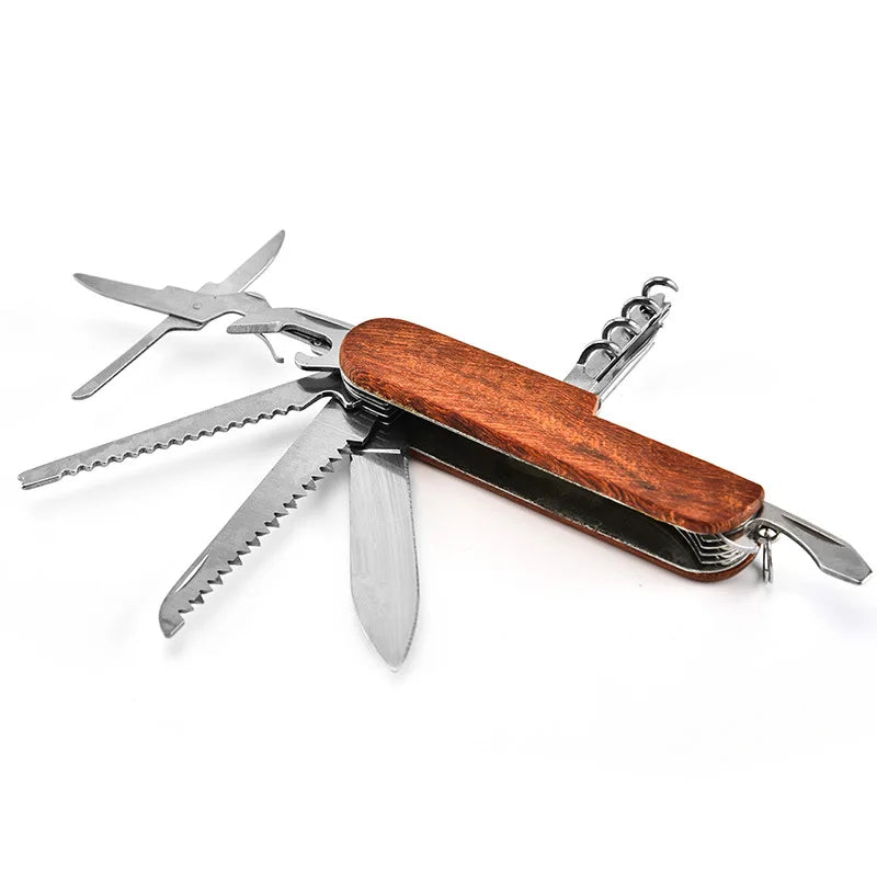 10 Pcs Pocket Knife Multi-tool Knives Father's Day Gifts for Men Wedding Groomsmen Gift Anniversary Gift