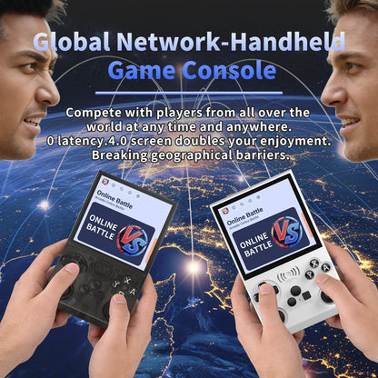 GAMINJA ANS13 Handheld Retro Console – 4" IPS, 15,000+ Games