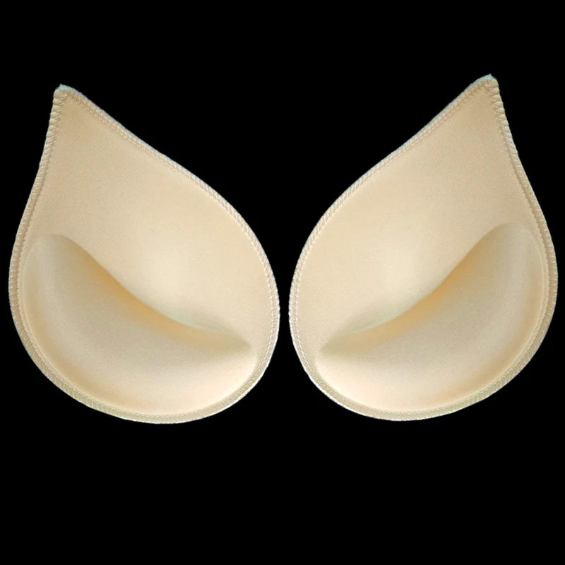 Chest Enhancers Bra Foam Insert Chest Cup Intimates Accessories Sponge Bra Pads Swimsuit Breast Push Up Bra Padding