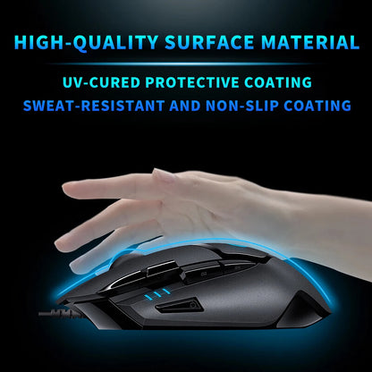 Logitech G402 Wired Gaming Mouse – RGB, 8-Button Macro
