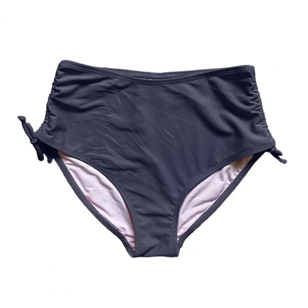 Women Swim Shorts V Cut Drawstring Bikini Swimsuit Bottom Adjustable Ruched Side Boyshorts Bathing Suit Board Shorts
