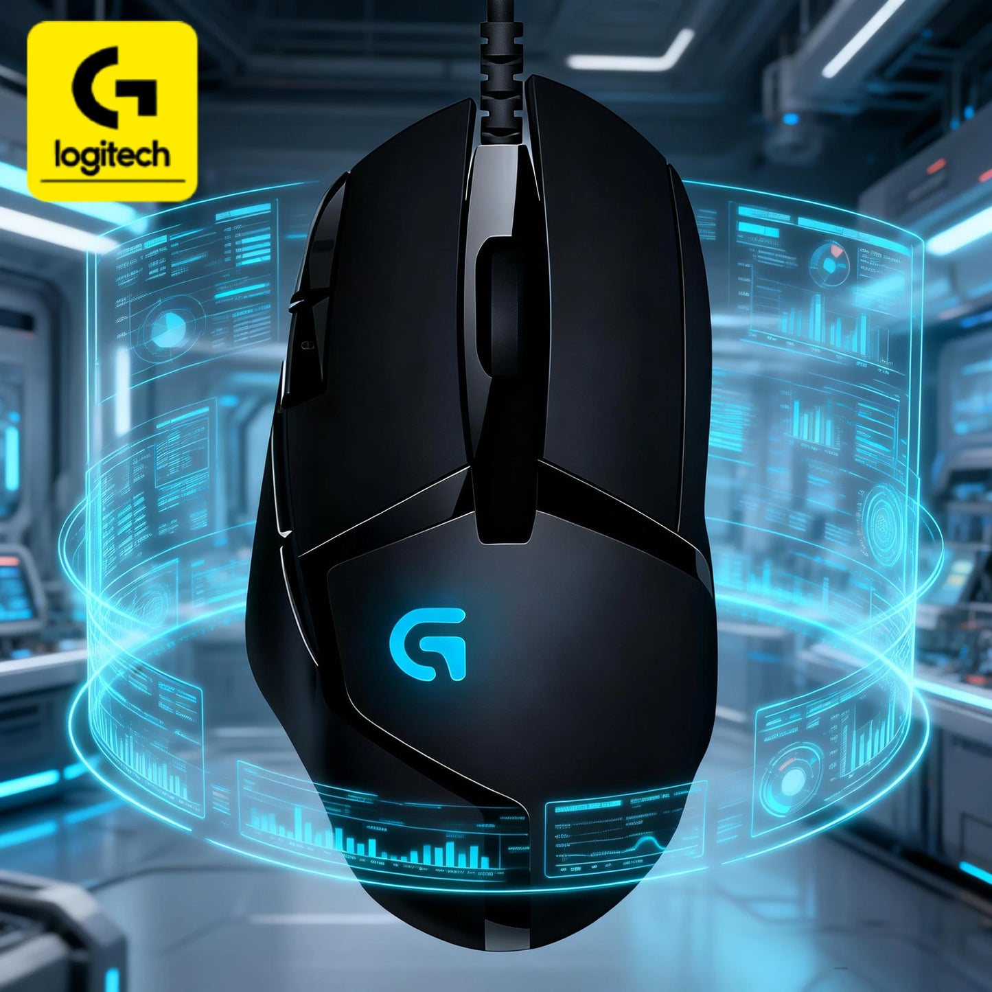 Logitech G402 Wired Gaming Mouse – RGB, 8-Button Macro