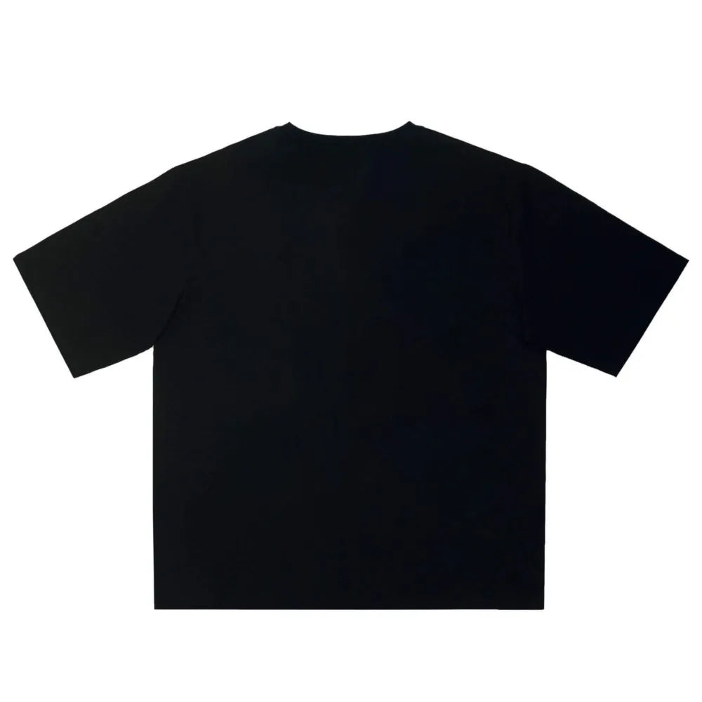 Hip Hop Streetwear Men Tshirt Oversized Short Sleeve Shadow Graphic Print Y2k Tops Tee Harajuku Gothic Aesthetic Clothing Cotton