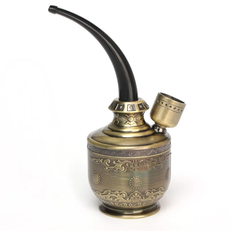 Newest Water Smoking Pipe Portable Circulation Cigarette Holder Shisha Hookah Cigarette Bottle Best Smoking Gift for Men Women