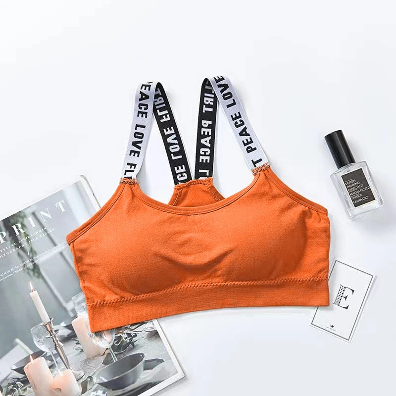 Sexy Push Up Padded Gym Vest Sports Bra
