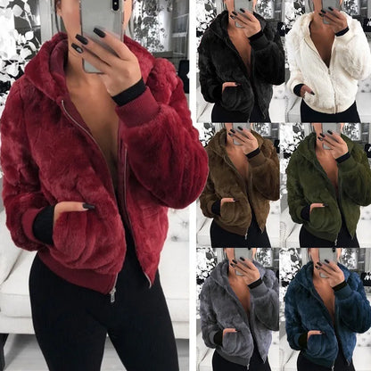 Casual Solid Long Sleeve Women's Hoodie