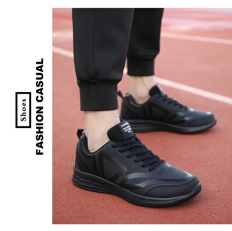 Black Sneakers Comfortable Sports Running Shoes For Men Tenis Masculinos Autumn Lightweight Casual Shoe Zapatillas Hombre