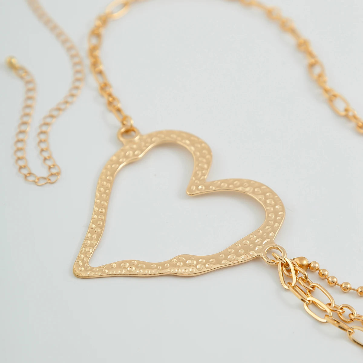 IngeSight.Z Classic Metal Multilayer Belly Chains For Women Hollow Gold Color Love Heart Beach Bikini Waist Body Chain Jewelry