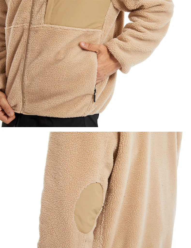 Smart Heating Jacket Men Women Electric Heating Winter Coat 3 Temp Control 4 Zone Heating Fleece Outdoor Ski Jacket for Hiking
