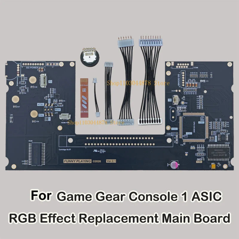 GAMEGEAR GG RGB Replacement Motherboard (Single-Chip, No CPU)