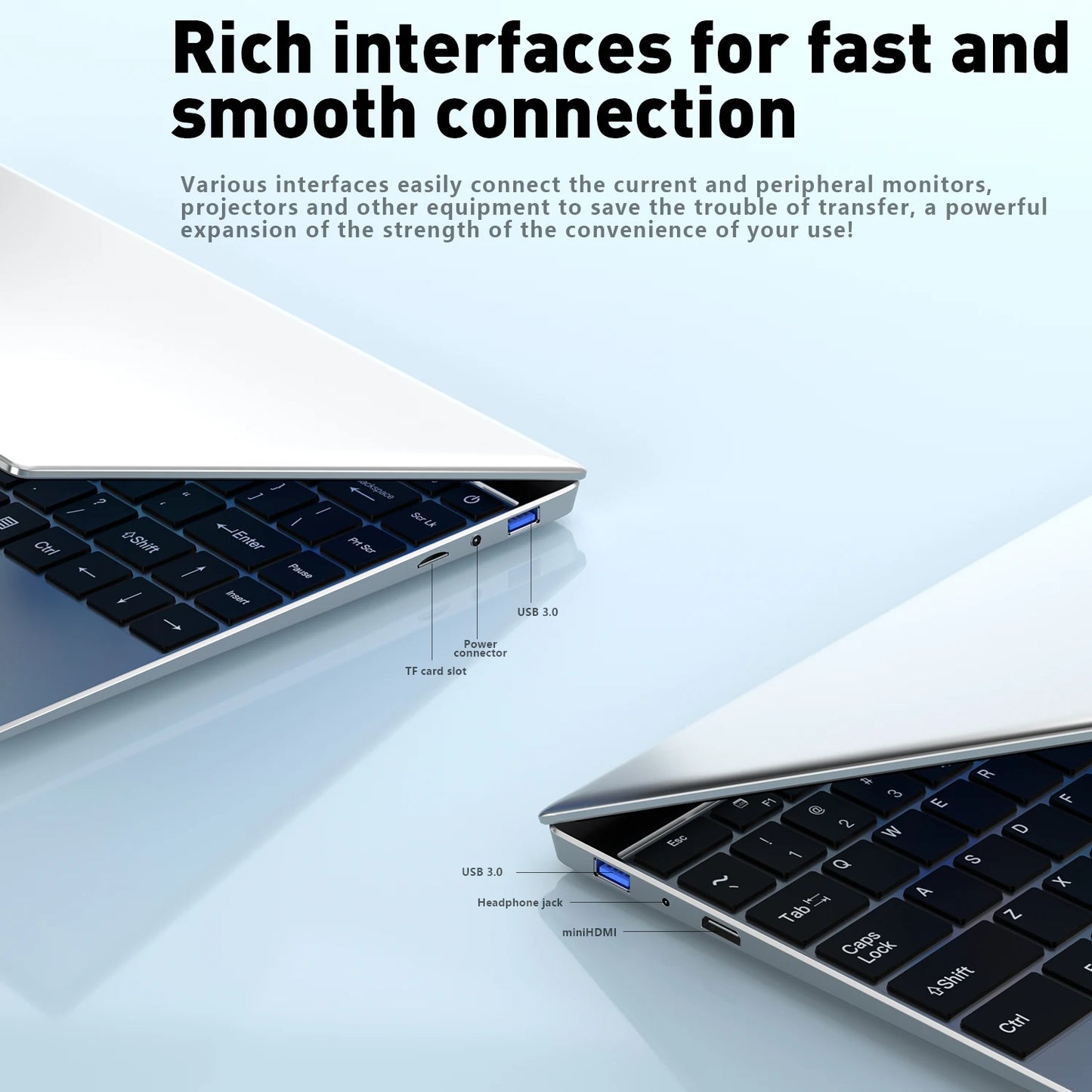 LENO HOT 14.1" Ultra Slim Laptop 32GB 2TB Intel Core i7 8650U Windows 11 Gaming Computer PC Gamer office Notebook 1920*1080 HD