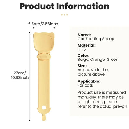 Cat Strip Feeder Spoon Long Handle Cat Food Strip Squeezer Pet Meat Mud Food Squeeze Treat Dispense Spoon For Cats Pet Supplies