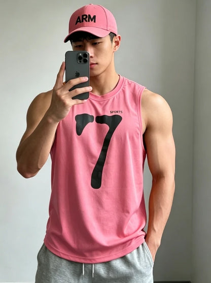 Running Tank Top Men Summer Sport Gym Vest Quick Dry Training Tanktop Workout Singlets Man Fitness Bodybuilding Sleeveless Shirt