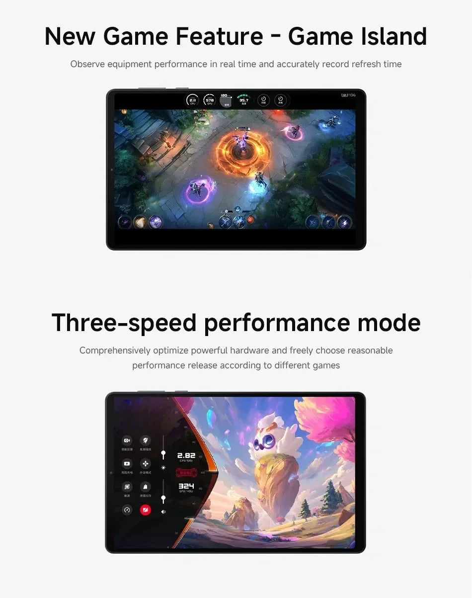 Original Lenovo Legion Y700 4th Gen 256GB 512GB Snapdragon 8 Elite 8.8" 165Hz Display 7600mAh 68W Charging Gaming Tablet PC