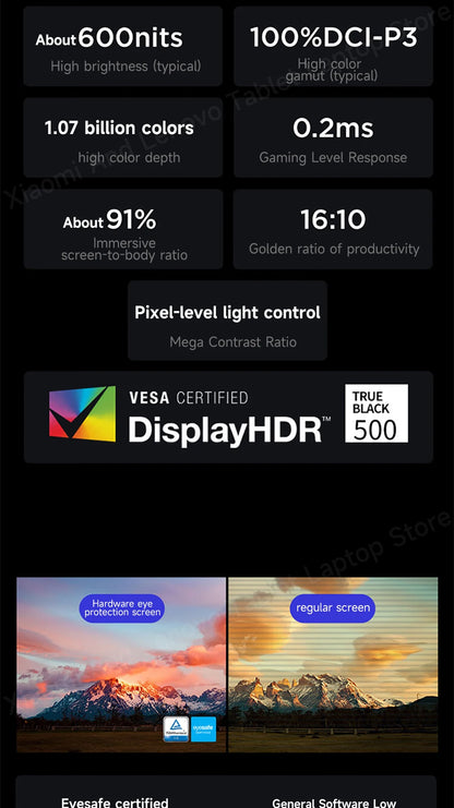 Lenovo laptop Xiaoxin Pro14 2024 14" 2.8K 120Hz OLED Screen AMD Ryzen 7-8845H 16G/32G LPDDR5 1TB/2TB PCIE4.0 SSD Notebook PC