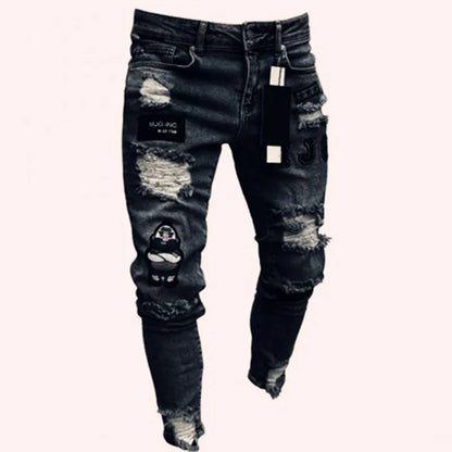Stretch Slim Baggy Jeans