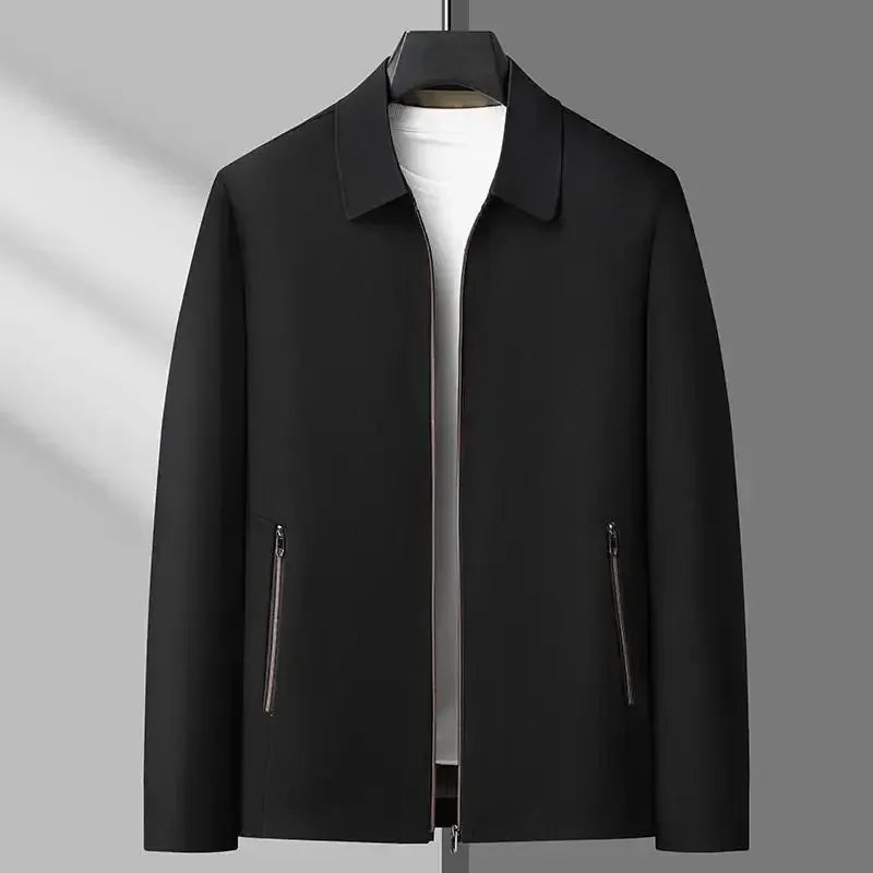 Smart Casual Men's Suit Jacket High Quality Outwear Coats Men Casual Waterproof Jackets Spring Autumn Solid Color Business Coat