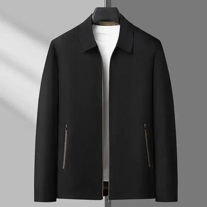Smart Casual Men's Suit Jacket High Quality Outwear Coats Men Casual Waterproof Jackets Spring Autumn Solid Color Business Coat