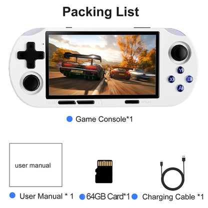 GAMINJA Handheld Retro Console – 4.5" IPS, 12,000+ Games