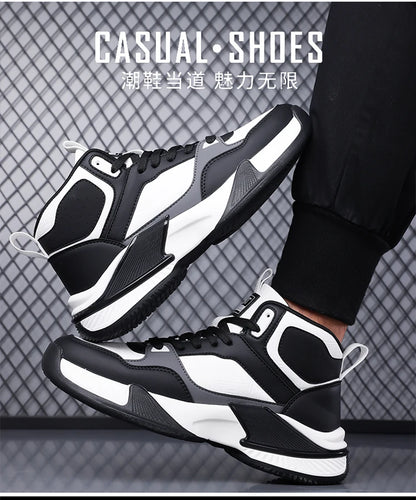 Modern Classic: Men's Lightweight Walking Sneakers with Enhanced Flexibility