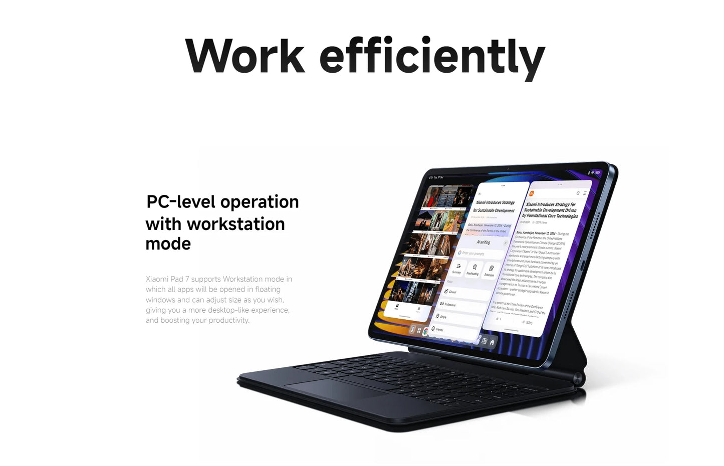 Global Version Xiaomi Pad 7 11.2‘’ 3.2K 144Hz Display 8850mAh Big Battery 13MP Real Camera Tablet PC Snapdragon 7+ Gen 3
