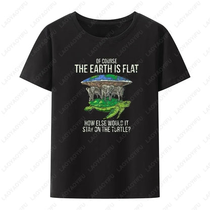 Funny Flat Earth Astronaut Well That Sucks T-Shirt Retro Male T Shirts Summer Breathable Outdoors Woman Man Graphic T Shirts