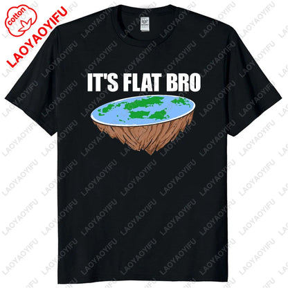 Funny Flat Earth Astronaut Well That Sucks T-Shirt Retro Male T Shirts Summer Breathable Outdoors Woman Man Graphic T Shirts