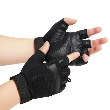 Cycling Tactical Gloves Half Finger Men Women Outdoor Fitness Gloves Spring Summer Anti Slip Wear-Resistant Gym Dumbbells Gloves