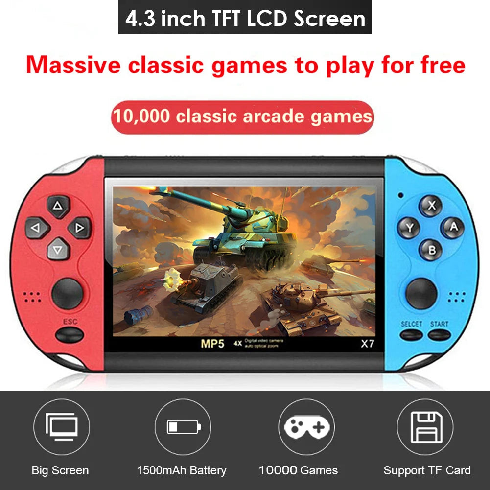 Portable Mini Retro Arcade Handheld Console