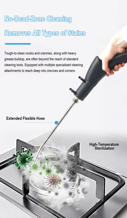 Portable Handheld High Pressure Steam Cleaner Household Multifunctional Steam Cleaning Machine Kitchen Hood Air Conditioner Car