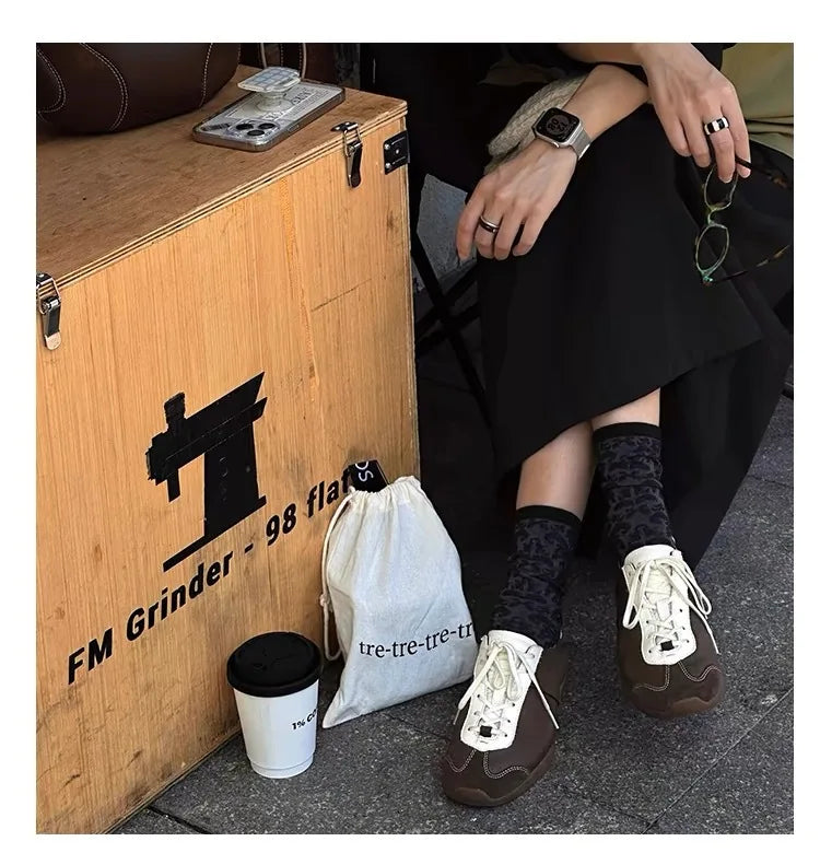 Sneakers Casual Sports Shoes for Women Lightweight Leather Breathable Shoes Women Flat White Tennis Shoes