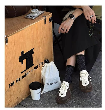 Sneakers Casual Sports Shoes for Women Lightweight Leather Breathable Shoes Women Flat White Tennis Shoes