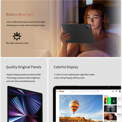 New Android 10.1 Inch Tablet Pc Octa Core 4GB RAM 64GB ROM WiFi Bluetooth Dual SIM 3G Phone Call Tablets 6000mAh Android 13.0