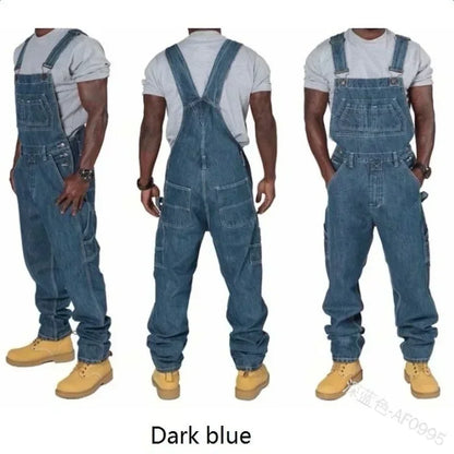 Plus Size Overall Denim Jeans