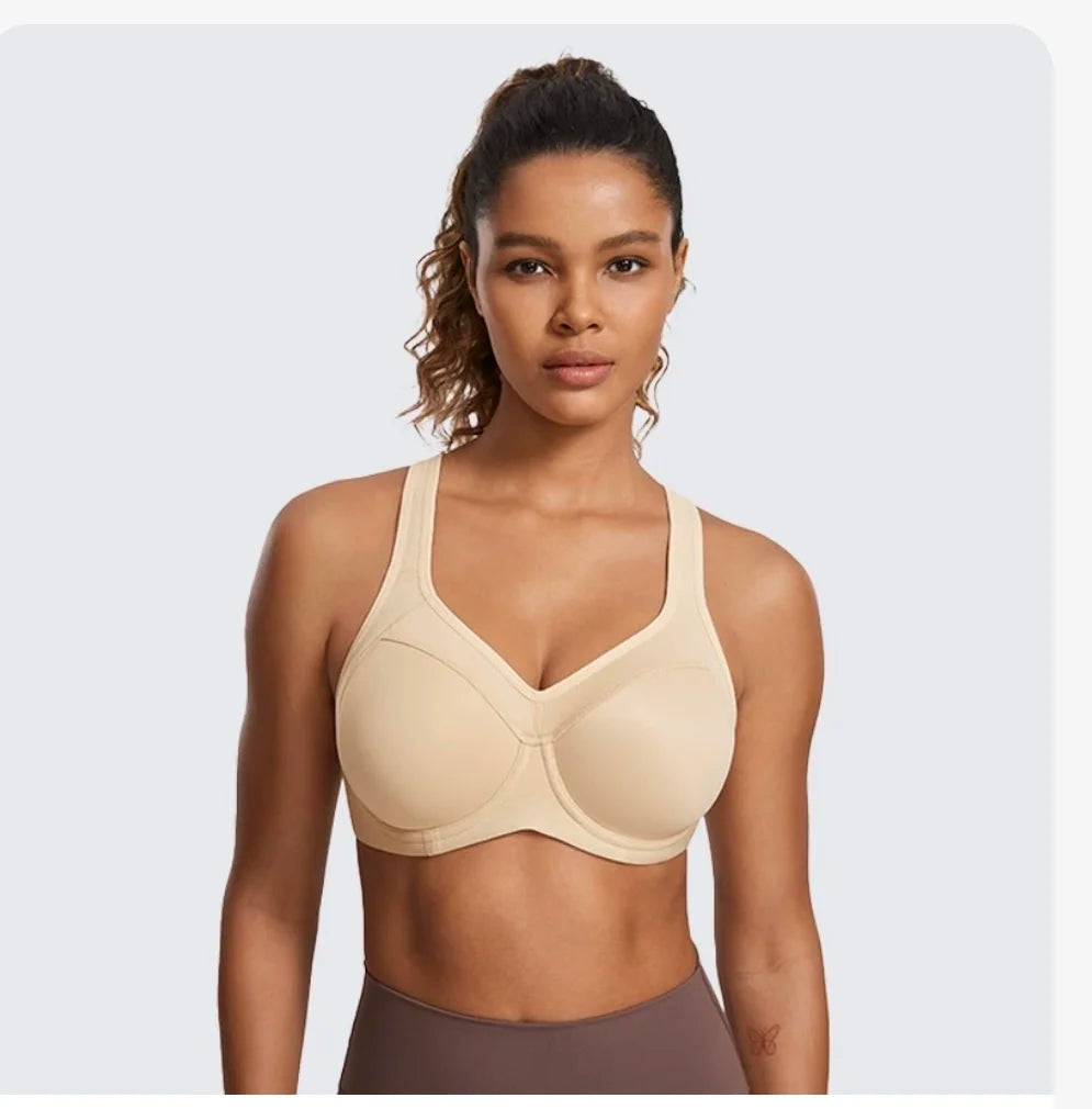 Full Support High Impact Underwire Sports Bra