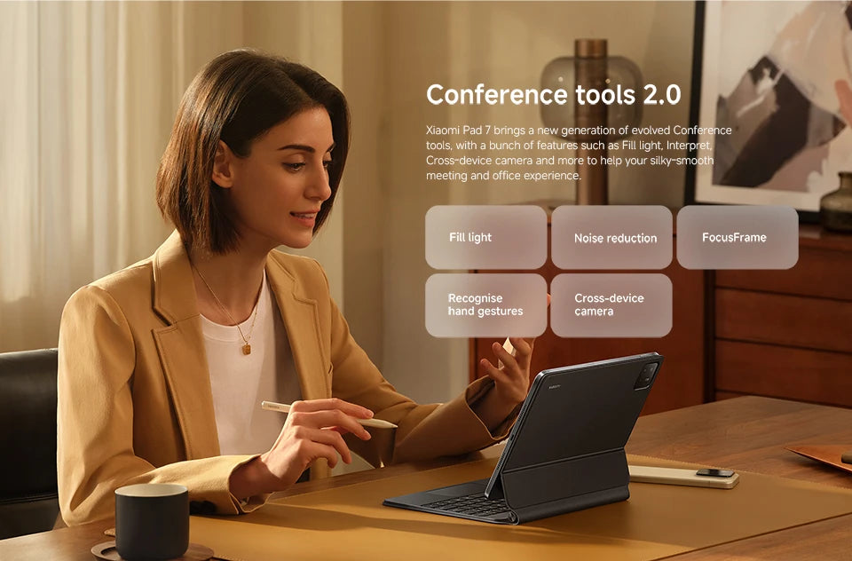 Global Version Xiaomi Pad 7 Tablet 11.2" 3.2K Display Snapdragon 7+ Gen 3 Octa-core CPU 8850mAh 13MP Camera 144Hz 45W Charging