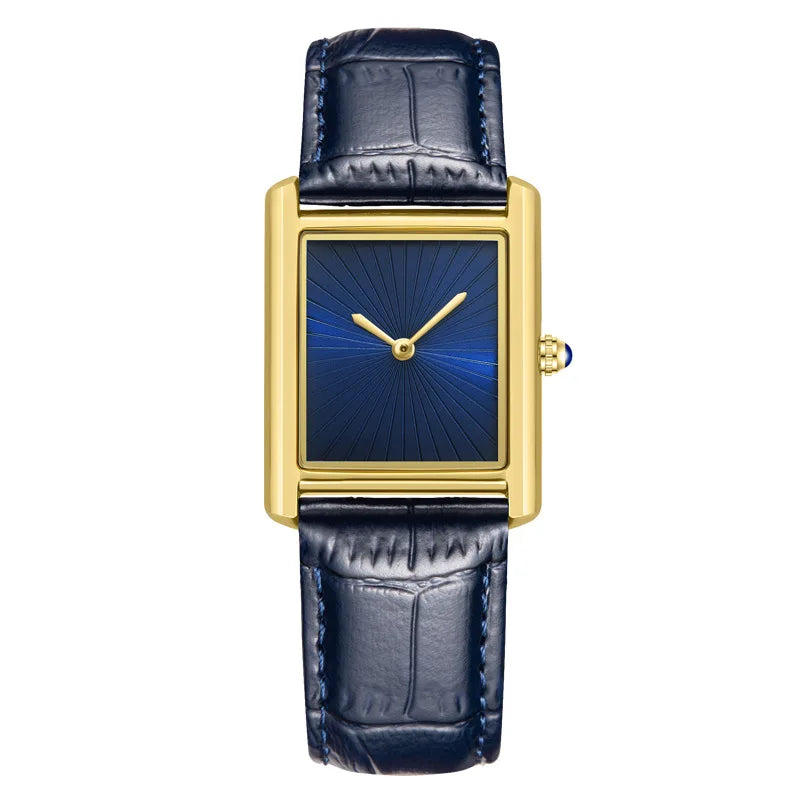 New Elegant Watches for Women and Men Fashion Leather Strap Waterproof Quartz Wristwatches Couple's Watches Gifts Drop Shipping