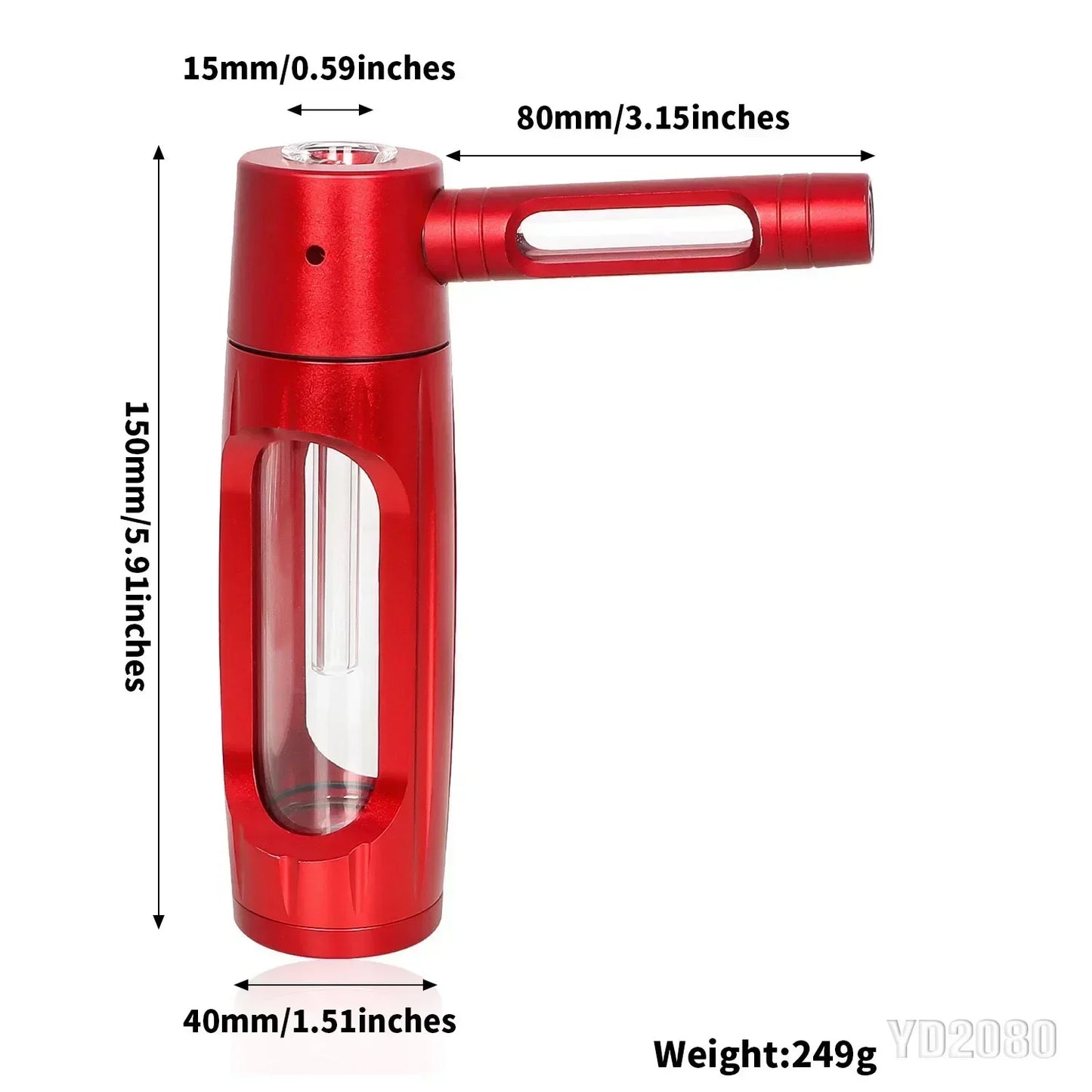 High Quality Shisha Water Pipes Detachable Hookah Tobacco Portable Курительная Трубка Smoking Gift For Men