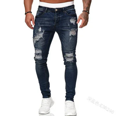 Skinny Fit Hip Hop Denim Jeans
